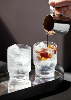 Ripple Glass 4 pk., clear