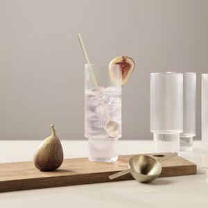 Ripple Long Drink glass 4 stk., clear
