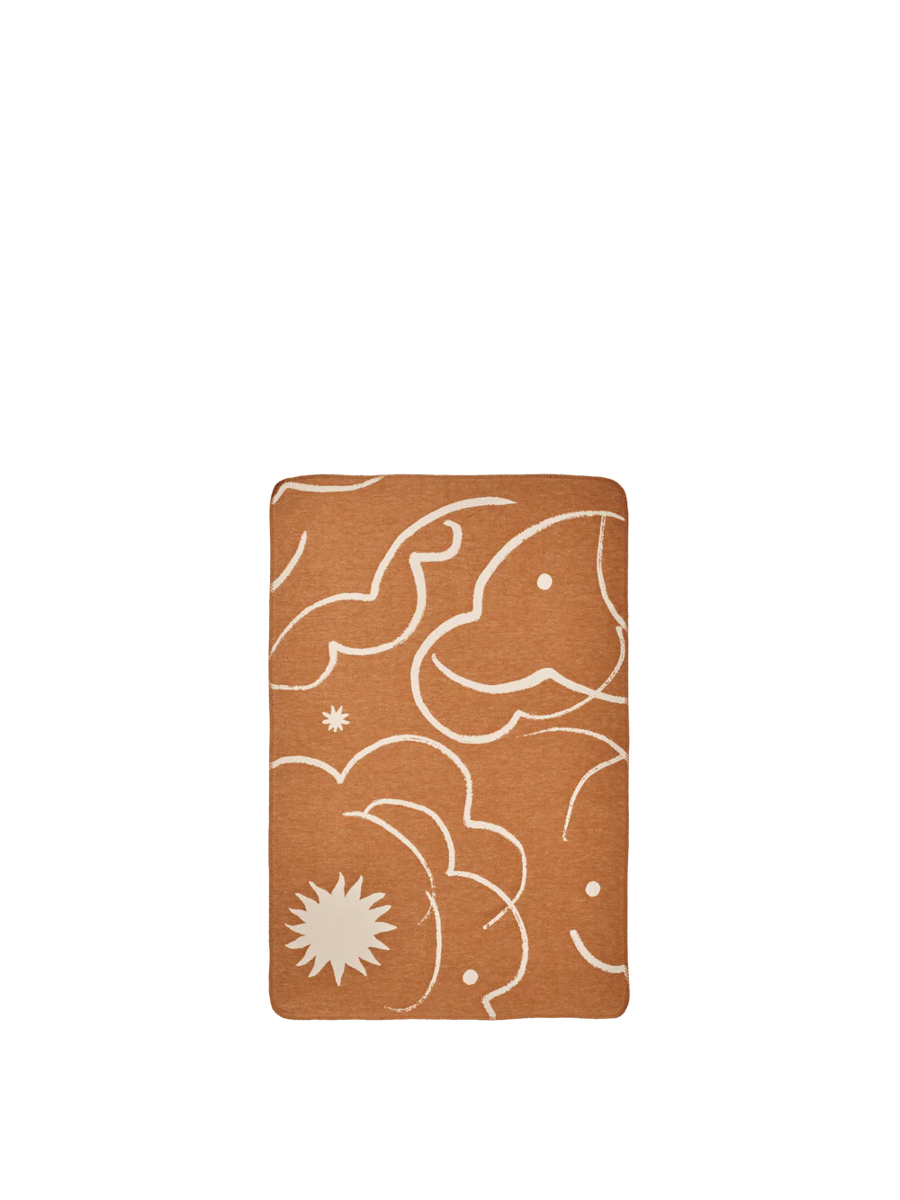 Skye Teppe, sienna/parchment