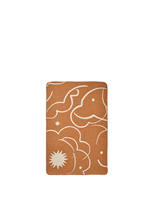 Skye Teppe, sienna/parchment