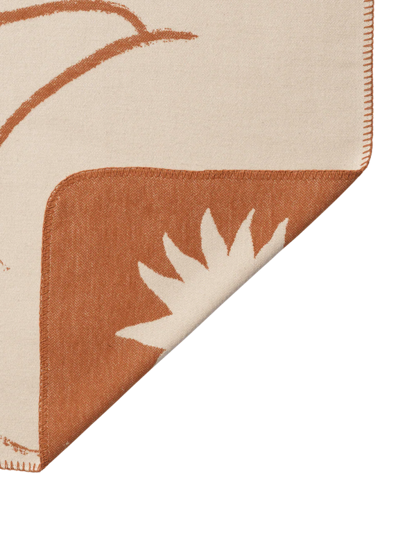 Skye Teppe, sienna/parchment