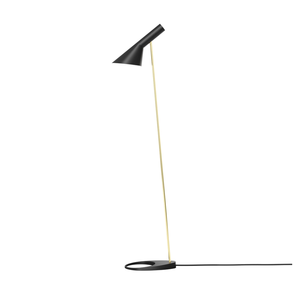 AJ Gulvlampe, sort/brass