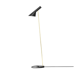 AJ Gulvlampe, sort/brass