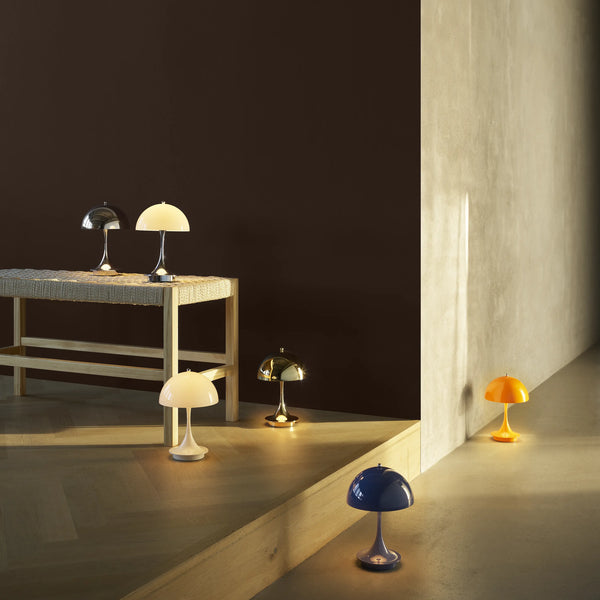 Panthella 160 Portable Lampe, opal rose