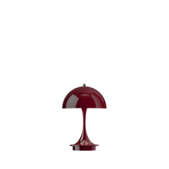 Panthella 160 Portable Lampe, opaque burgunder rød