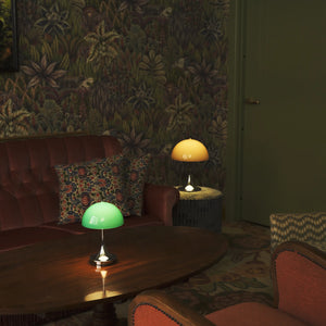 Panthella 160 Portable Lampe The Originals, opal rød