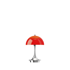 Panthella 160 Portable Lampe The Originals, opal rød