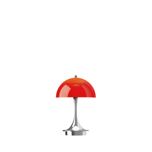 Panthella 160 Portable Lampe The Originals, opal rød