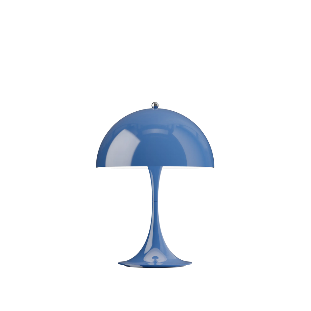 Panthella 250 Portable Lampe, opal indigo blå