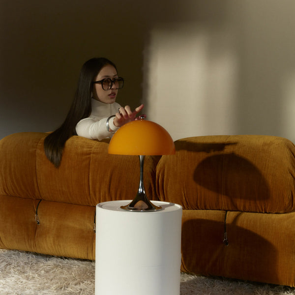 Panthella 250 Portable Lampe, opal hvit
