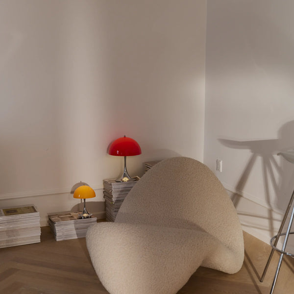 Panthella 250 Portable Lampe, opal hvit