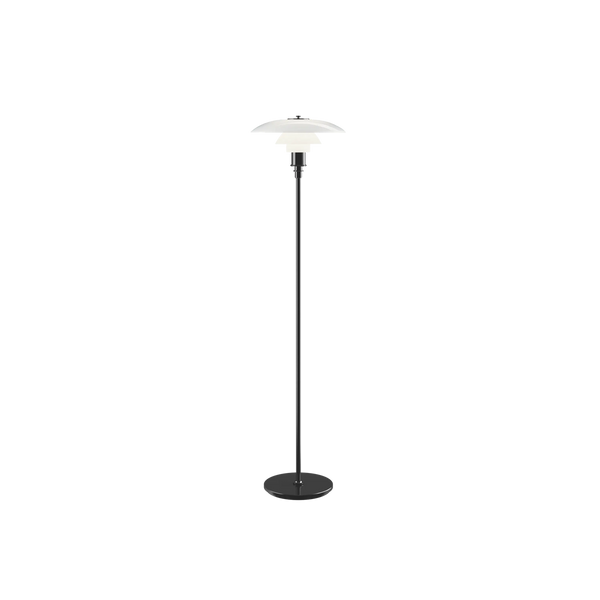 PH 3 1⁄2- 2 1⁄2 Gulvlampe, chrome