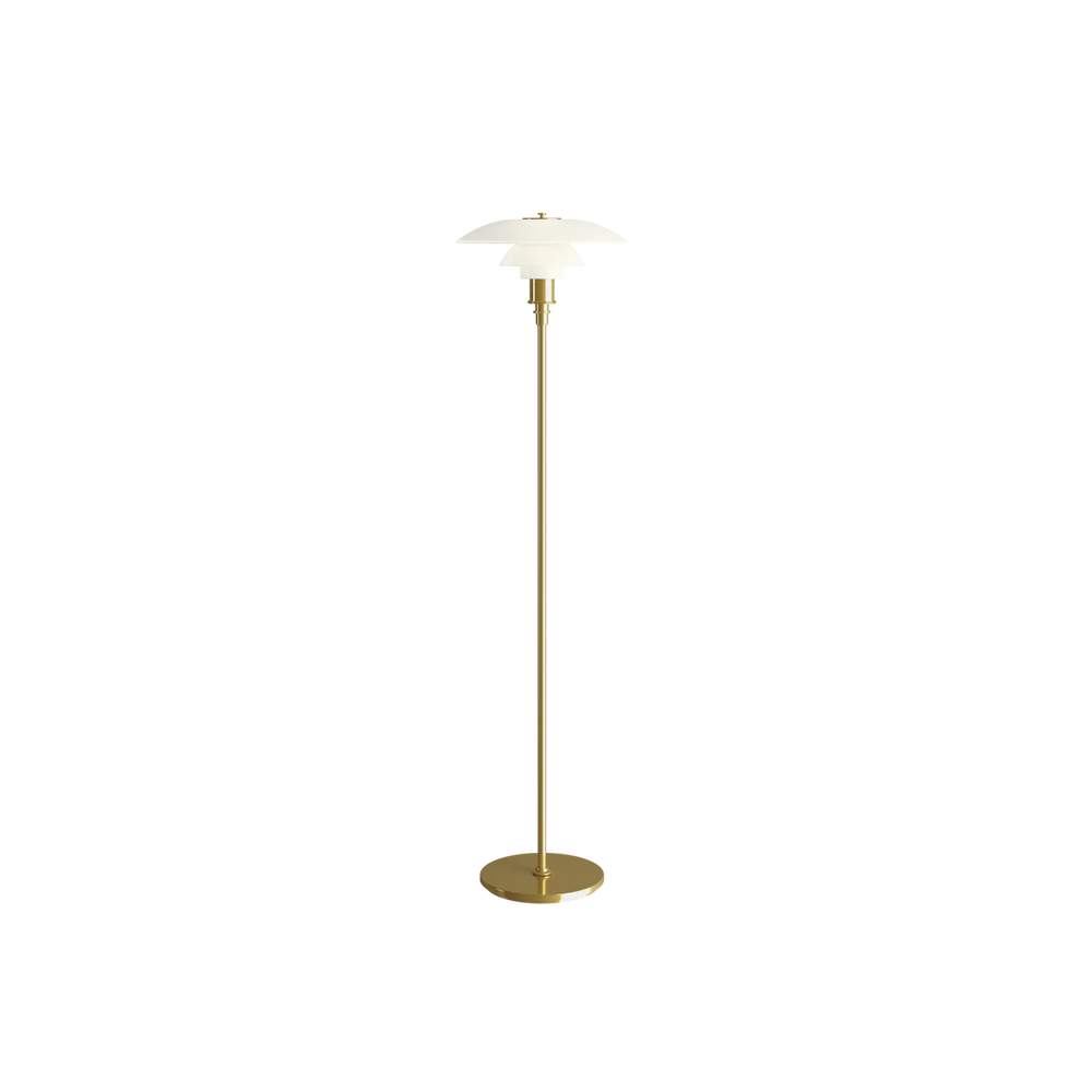 PH 3 1⁄2- 2 1⁄2 Gulvlampe, brass