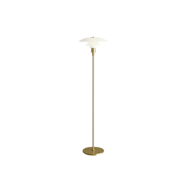 PH 3 1⁄2- 2 1⁄2 Gulvlampe, chrome