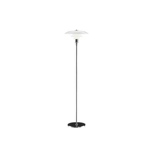PH 3 1⁄2- 2 1⁄2 Gulvlampe, chrome
