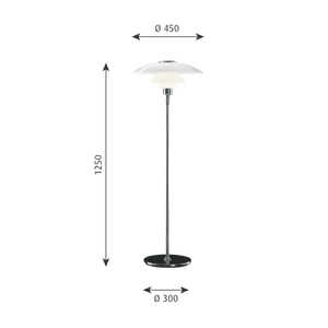 PH 4½-3½ Gulvlampe