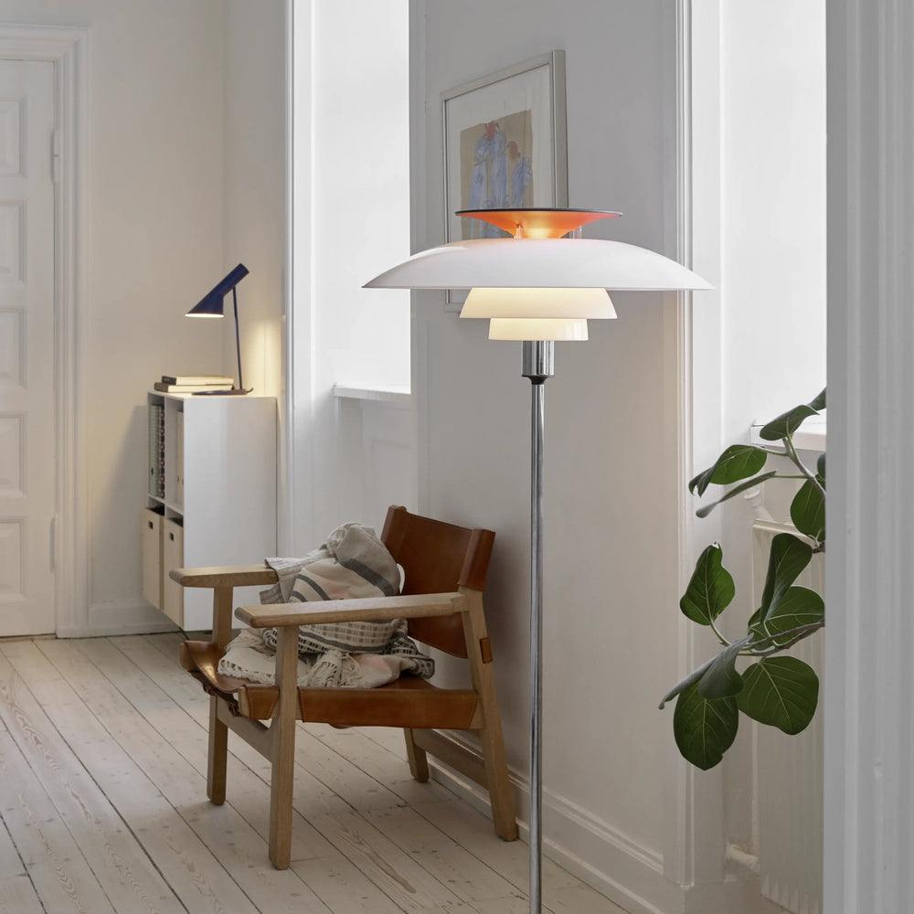 PH 80 Gulvlampe, chrome