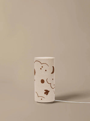 Skye Bordlampe, natur/bronze