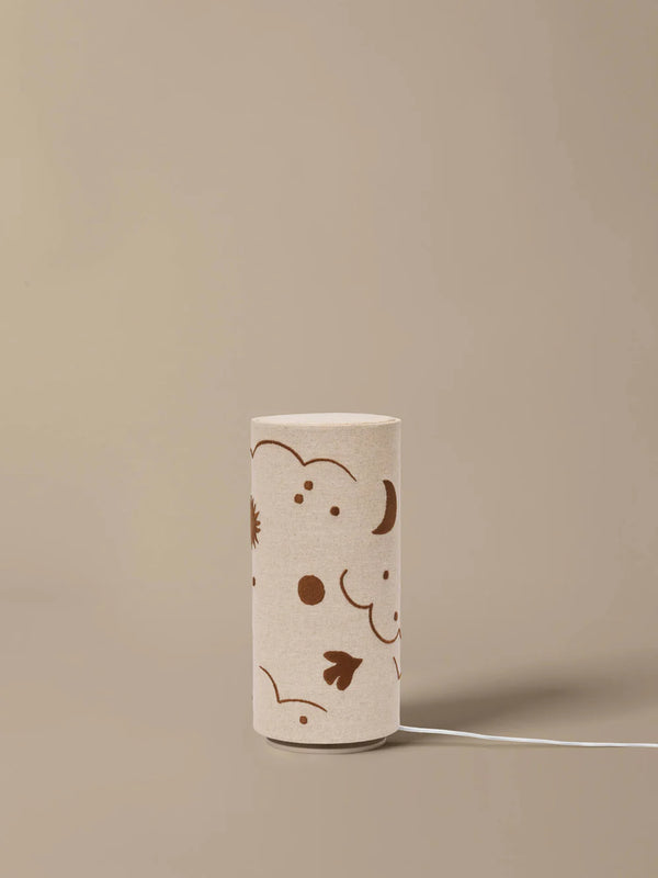 Skye Bordlampe, natur/bronze