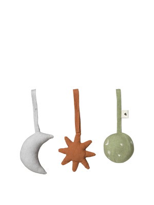 Skye 3-set Babyleker, te grønn