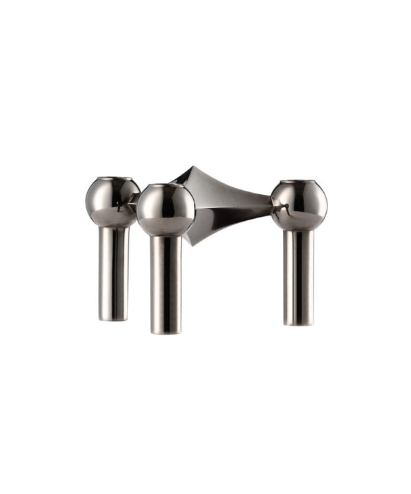 STOFF Nagel Lysestake, brushed chrome