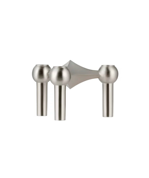 STOFF Nagel Lysestake, brushed chrome