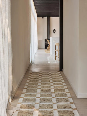 Taupo woll blend rug 80x200