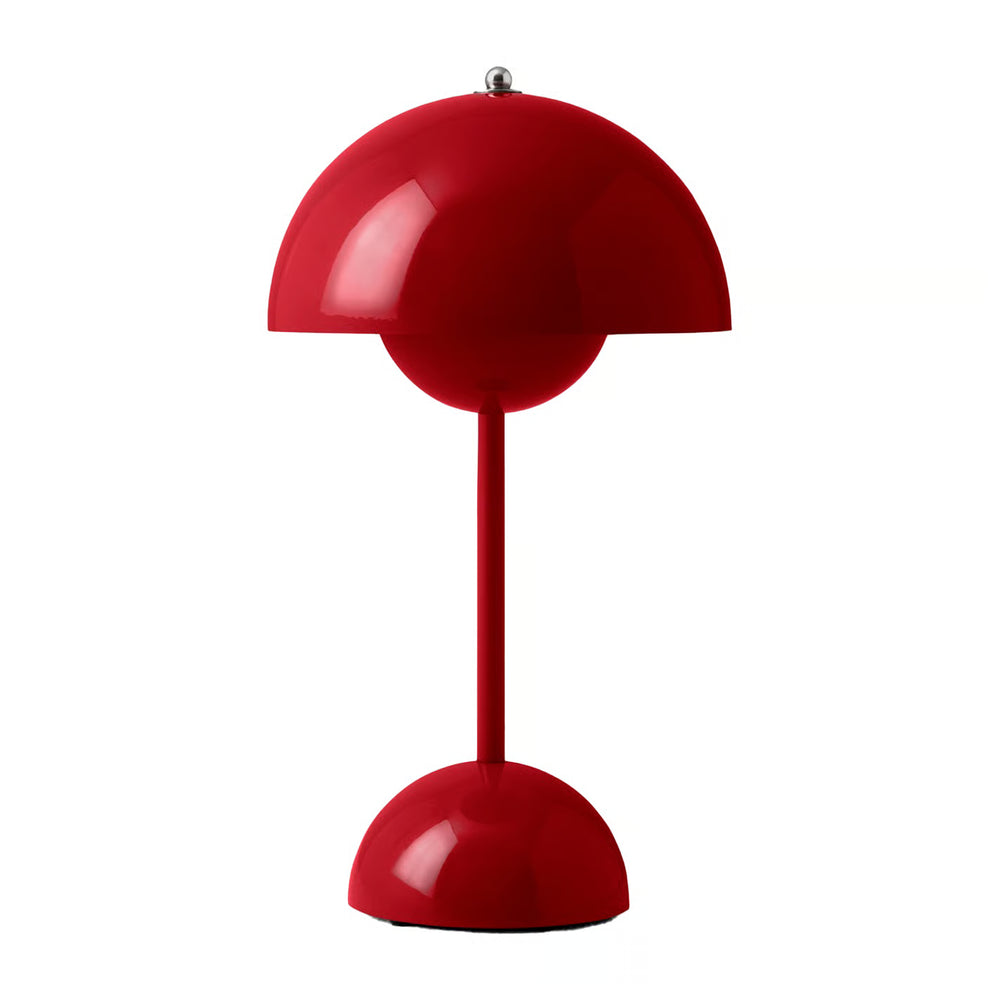 Flowerpot VP9 Oppladbar Bordlampe, vermilion red