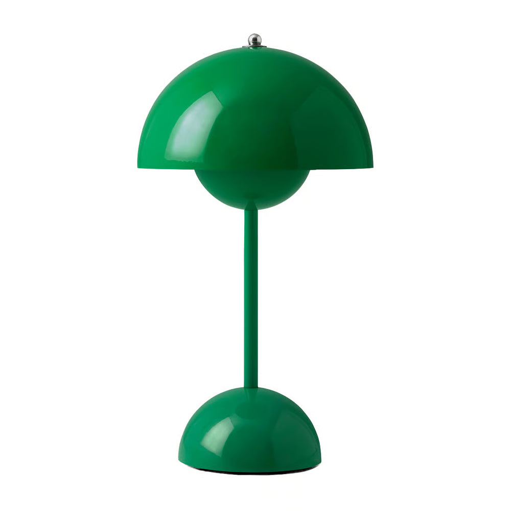 Flowerpot VP9 Oppladbar Bordlampe, signal green
