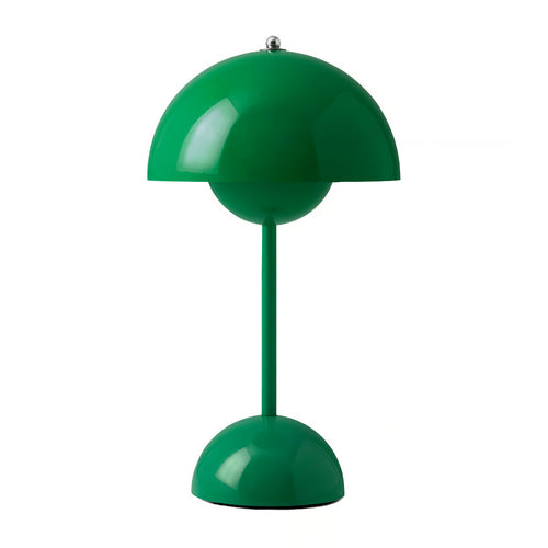 Flowerpot VP9 Oppladbar Bordlampe, signal green