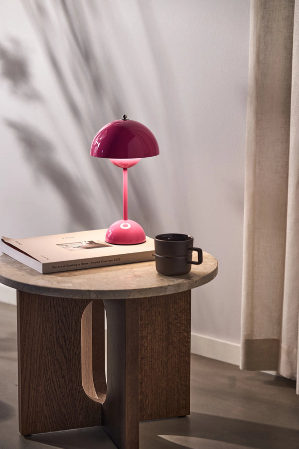 Flowerpot VP9 Oppladbar Bordlampe, tangy pink