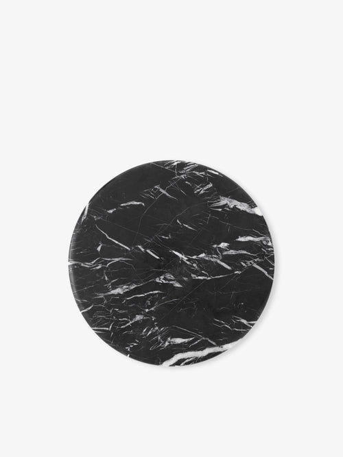 &Tradition Wire Stool VP11 Med Marmortopp, nero marquina