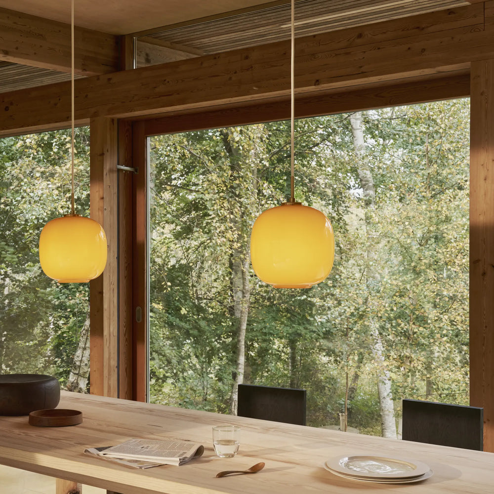 VL 45 Radiohus Pendel, amber 25cm