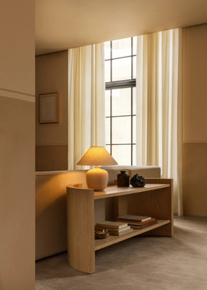 Crescent Shelving H60 – Natural Oiled Oak