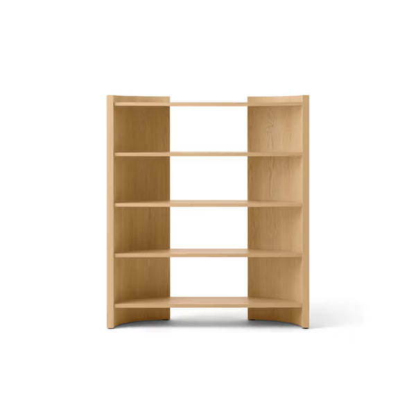 Crescent Shelving H173 – Natural Oiled Oak