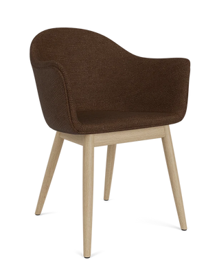 Harbour Dining Chair, Wooden Base, Natural Oak