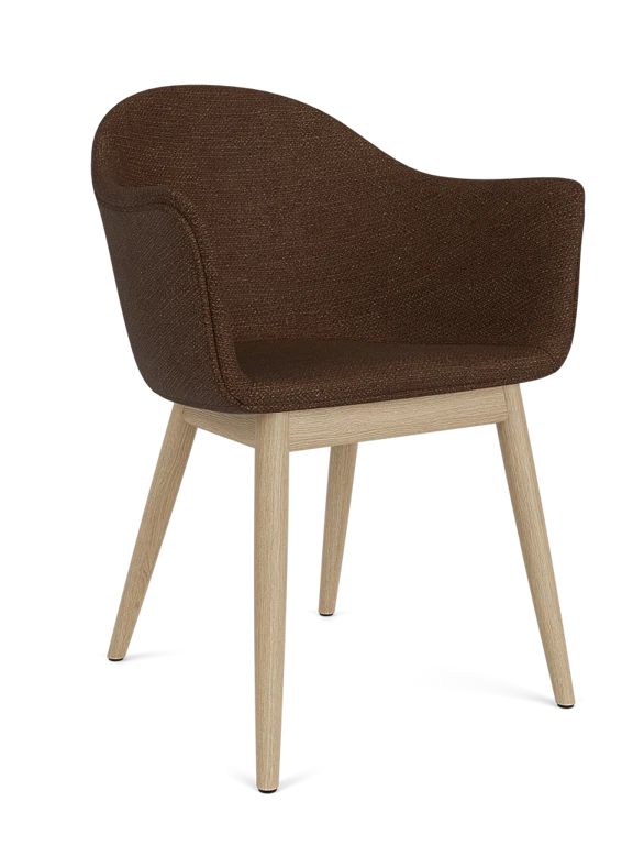 Harbour Dining Chair, Wooden Base, Natural Oak