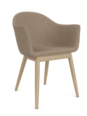 Harbour Dining Chair, Wooden Base, Natural Oak