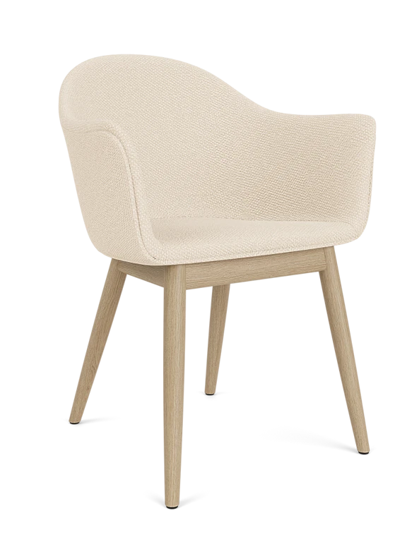 Harbour Dining Chair, Wooden Base, Natural Oak