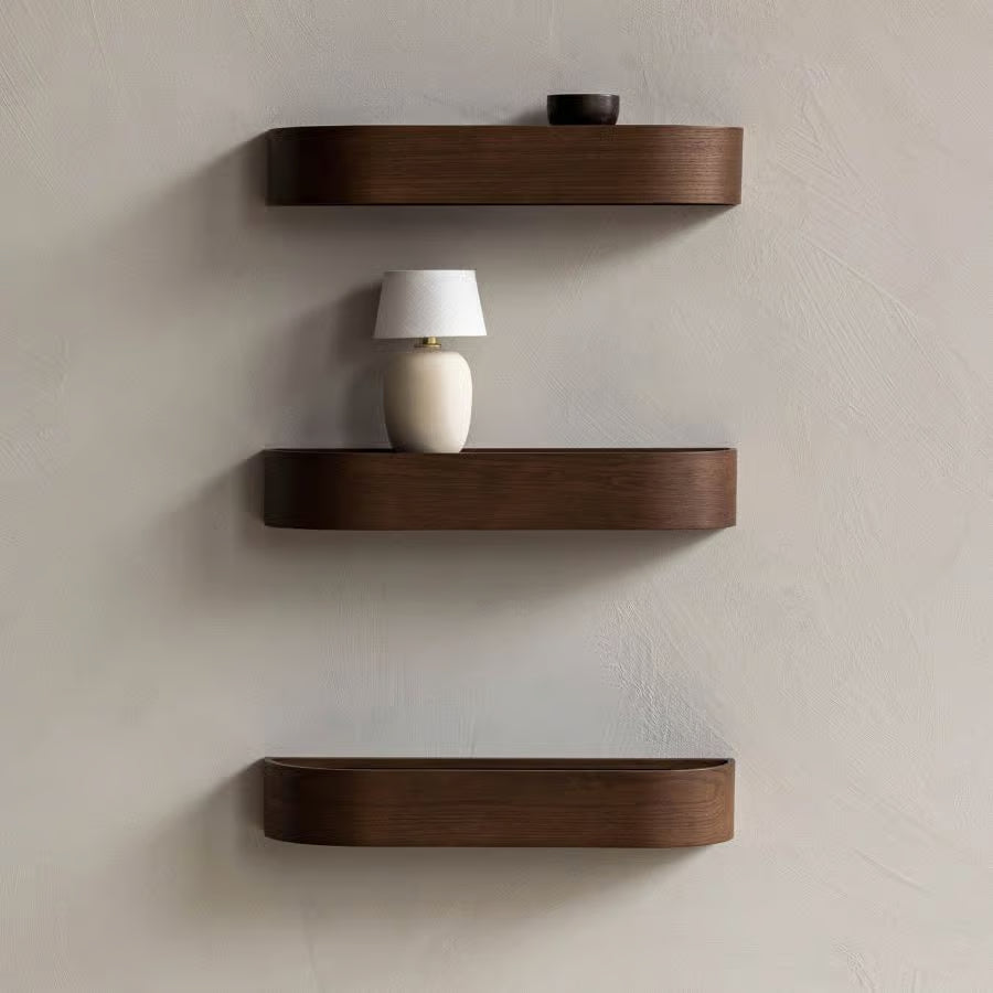 Epoch Shelf, dark stained oak