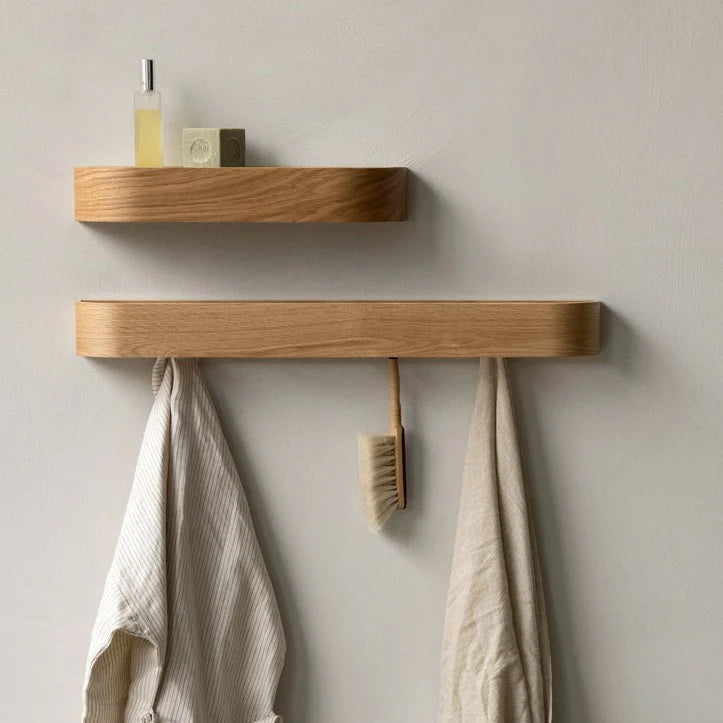 Epoch Shelf with Rack, natural oak