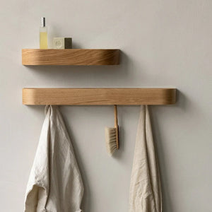 Epoch Shelf with Rack, natural oak