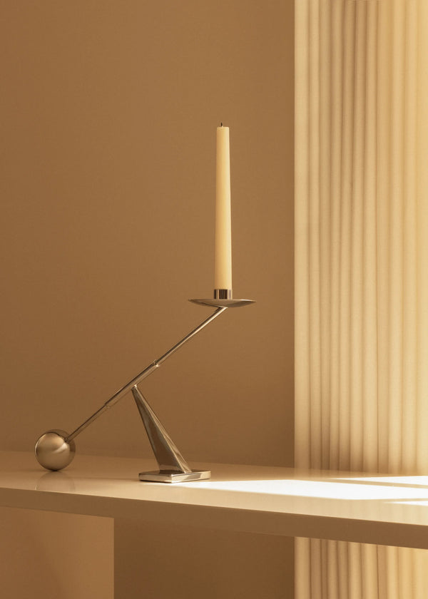 Interconnect Candle Holder, Small – Stain