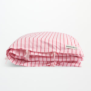 Percale dynetrekk - baby pink & ski patrol