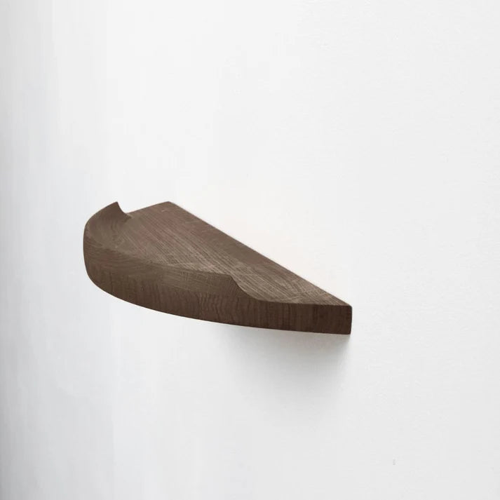 Arcus shelf , smoked oiled oak