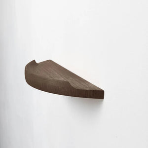 Arcus shelf , smoked oiled oak