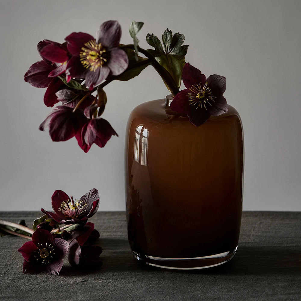 Verona vase høy, brun, str M